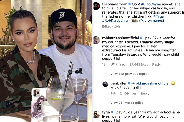 Khloé Kardashian Subtly Defended Rob Kardashian After He And Tyga Jointly Called Blac Chyna Out For Saying She Gets “No Support” As A Single Mother