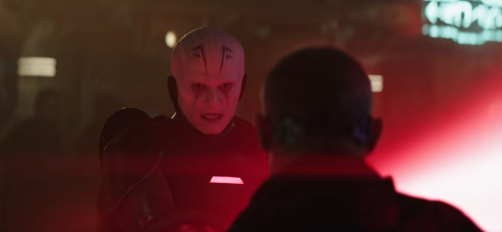 The Grand Inquisitor with his red lightsaber in &quot;Star Wars: Obi-Wan Kenobi&quot;