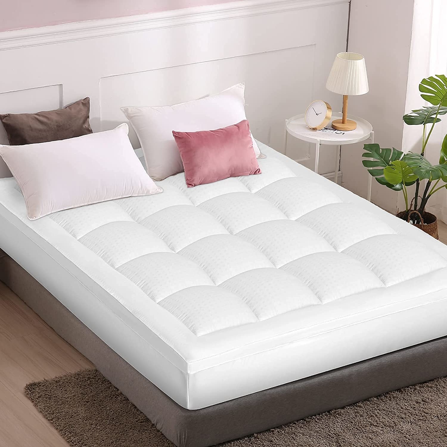 a quilted mattress pad