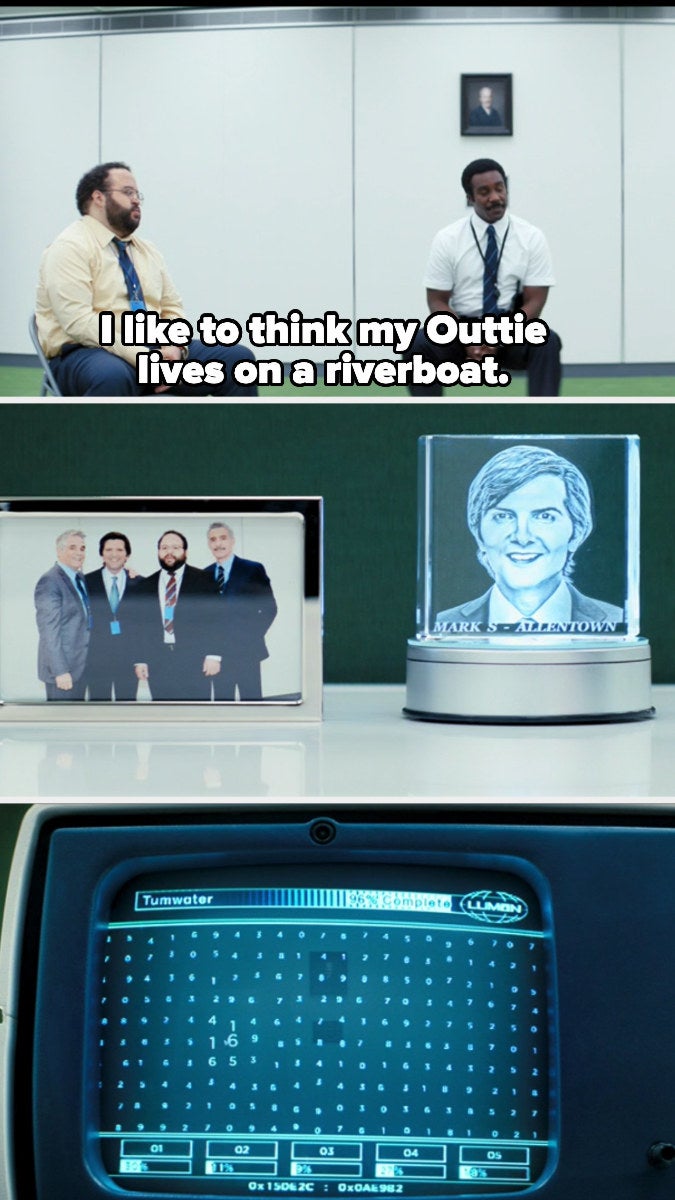 Dylan saying I like to think my Outtie lives on a riverboat