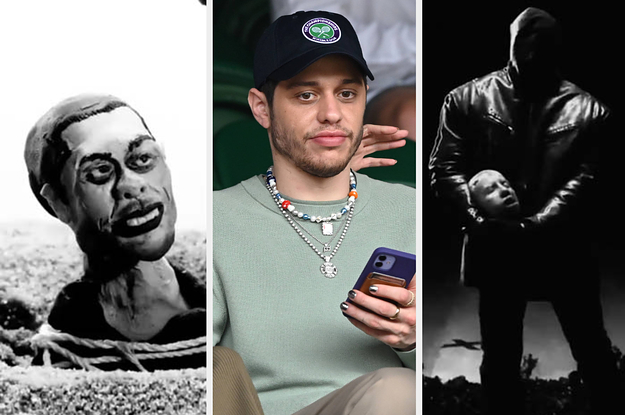 Support And Concern For Pete Davidson Is At An All-Time High After Kanye West’s New Music Video Showed Him Being Kidnapped, Decapitated, And Buried Alive By The Rapper