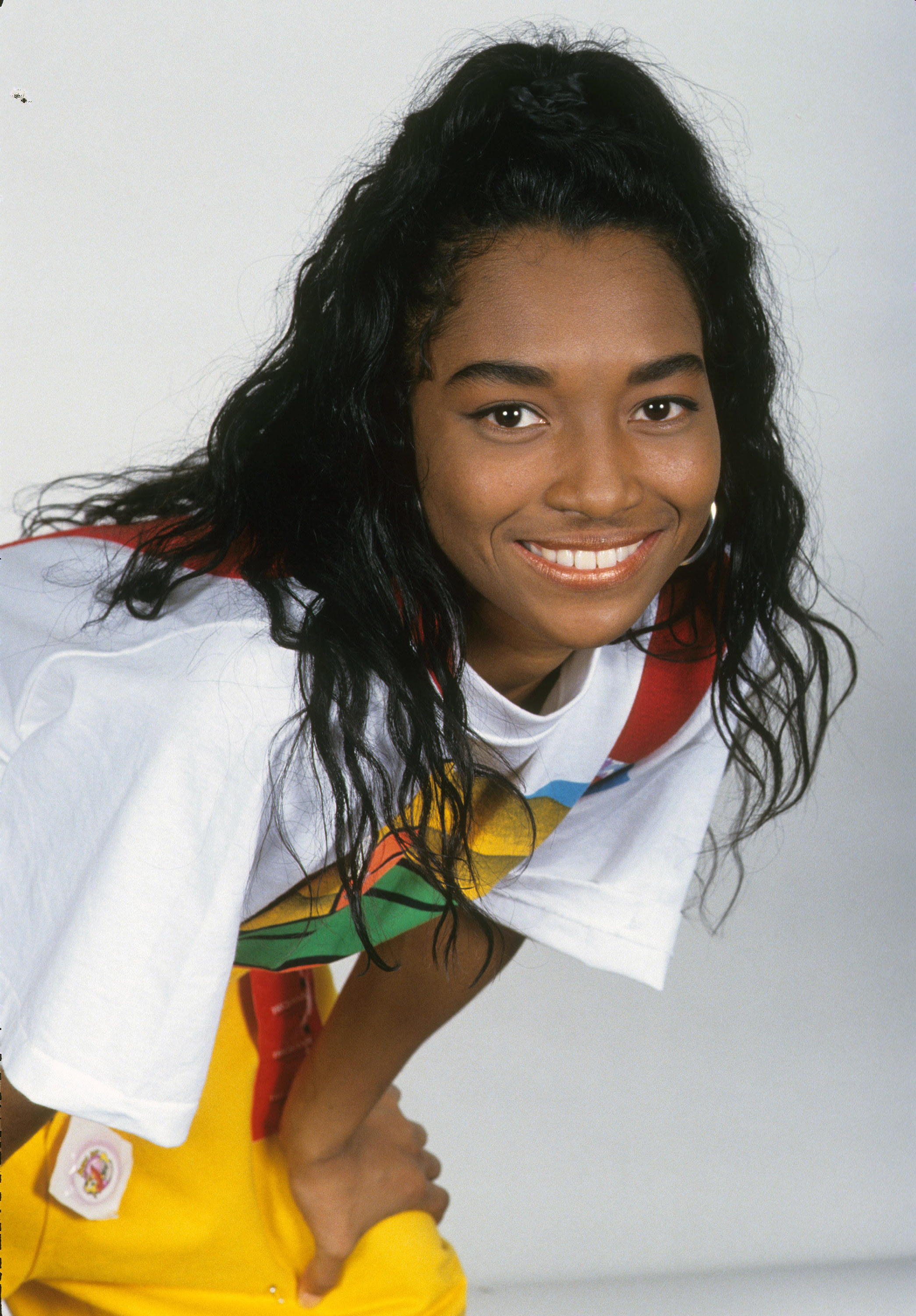 Chilli posing for a portrait in 1992 in New York City