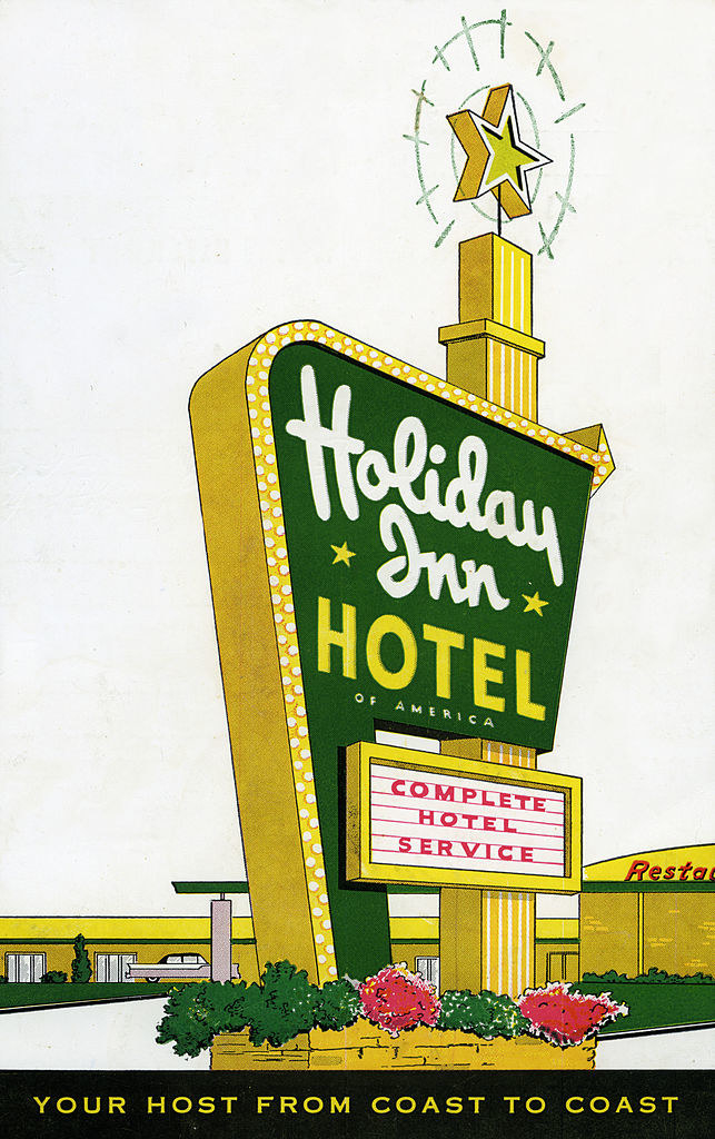 1957 Holiday Inn illustration ad