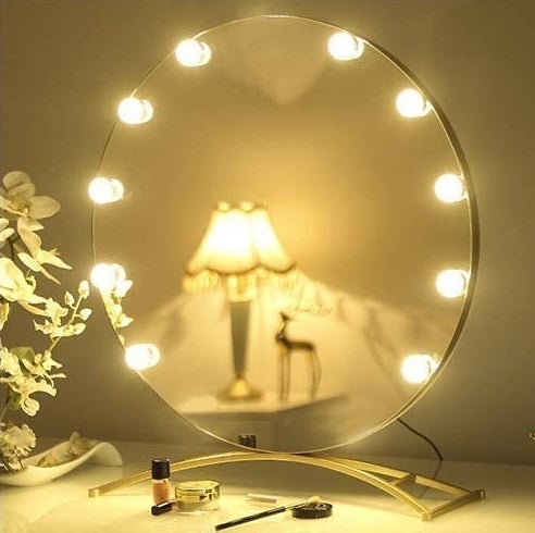 Luz de espejo de maquillaje LED con 10 luces
