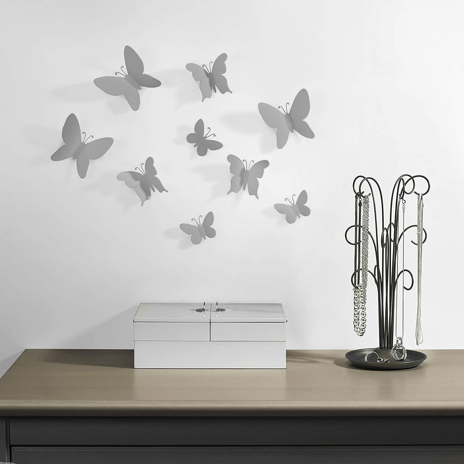 Conjunto de 9 mariposas decorativas para pared