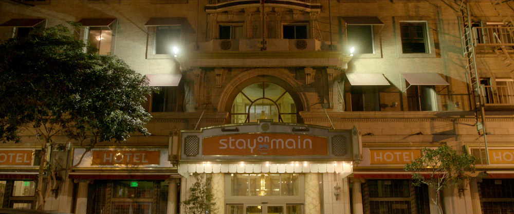 Front of the Stay On Main hotel