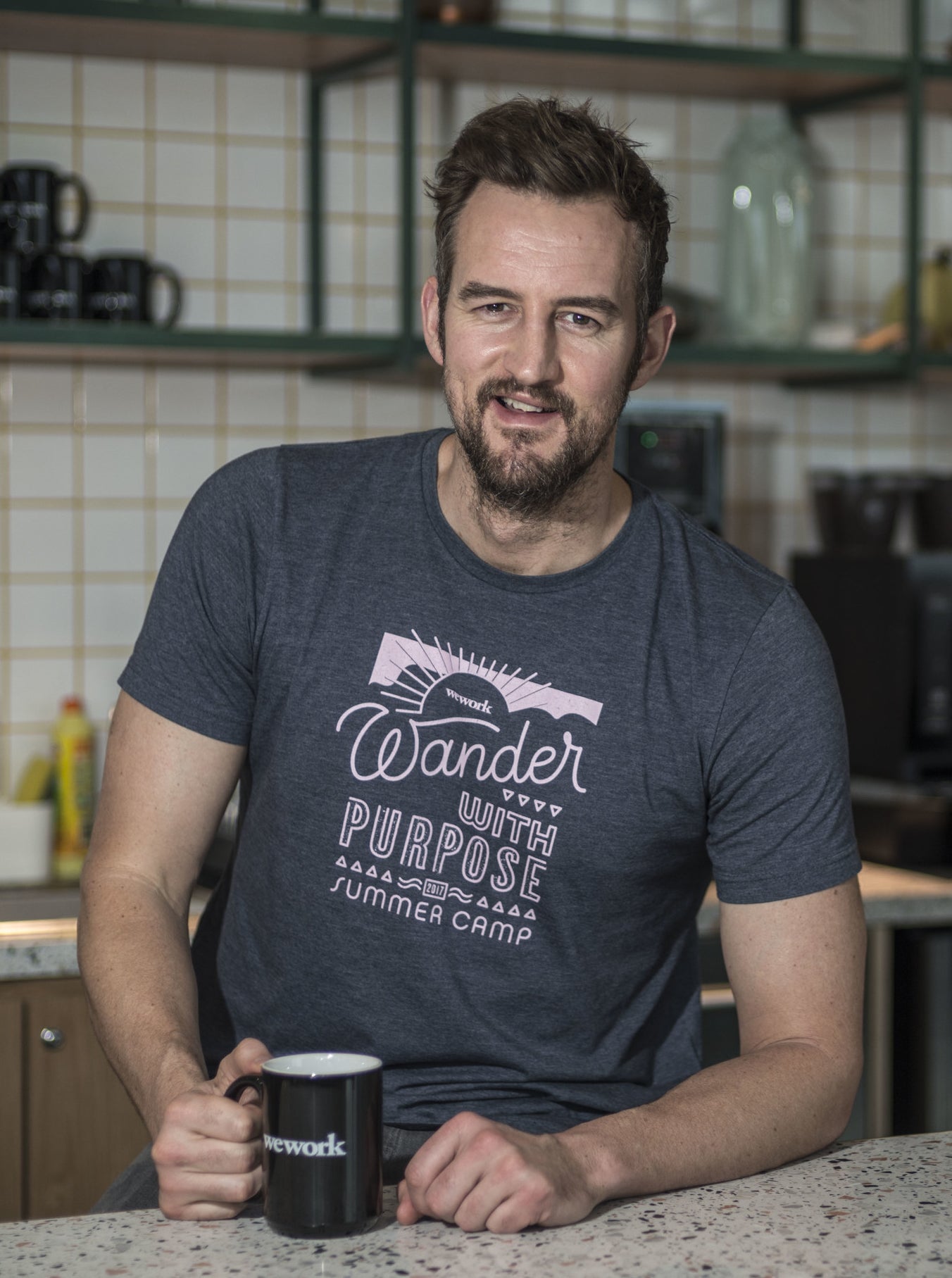 Miguel McKelvey in a kitchen