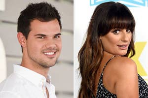 Taylor Lautner and Lea Michele