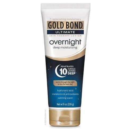 The Gold Bond overnight deep moisturizing cream