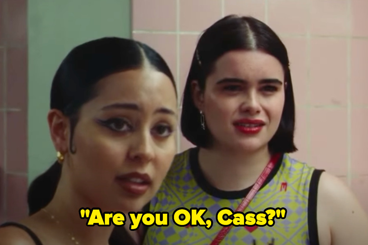 Screenshot from &quot;Euphoria&quot; episode: Kat saying &quot;Are you OK, Cass?&quot;