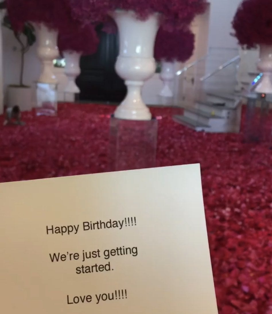 Kylie Jenner sea of roses