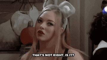 Amanda Seyfried saying &quot;that&#x27;s not right is it?&quot;