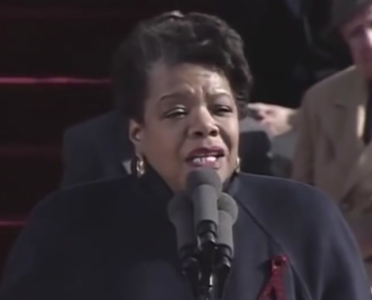 Maya Angelou recites &quot;On the Pulse of Morning&quot; at Bill Clinton&#x27;s 1993 inauguration