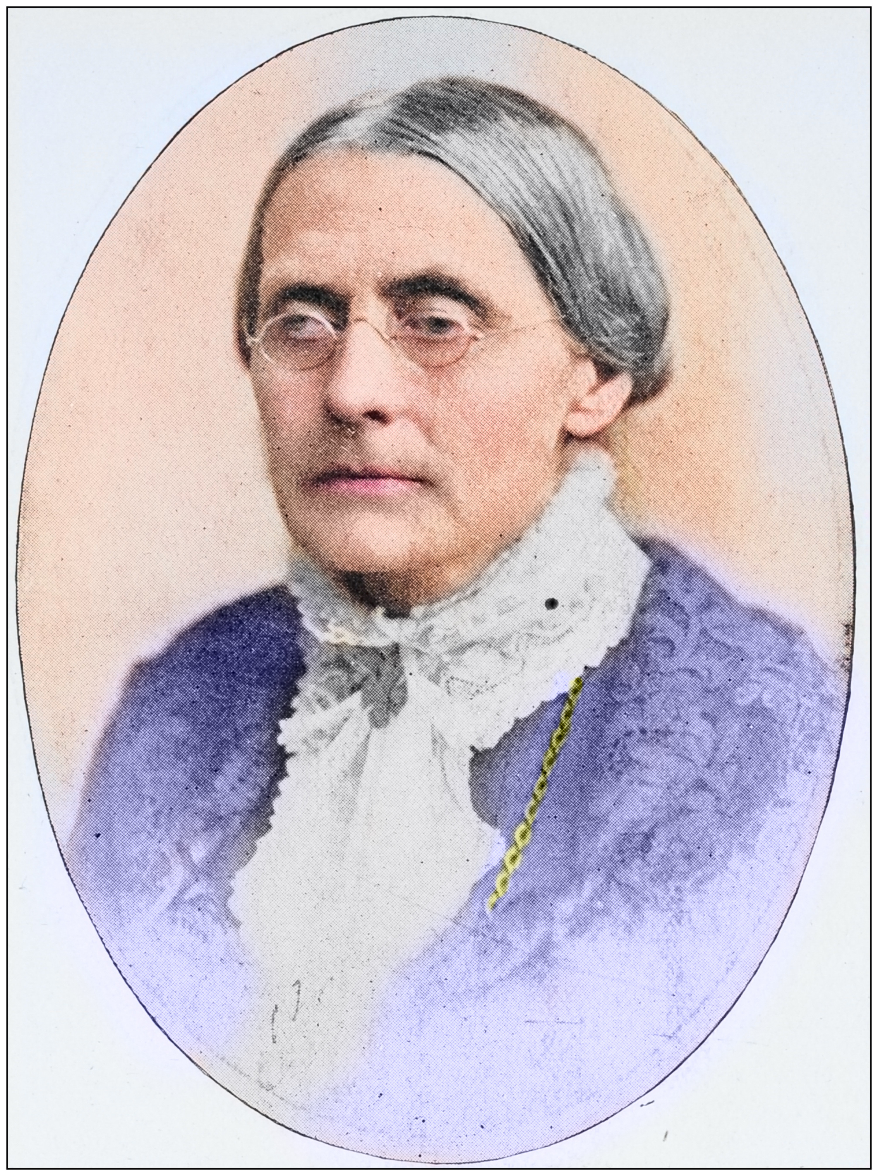 An antique photo of Susan B. Anthony
