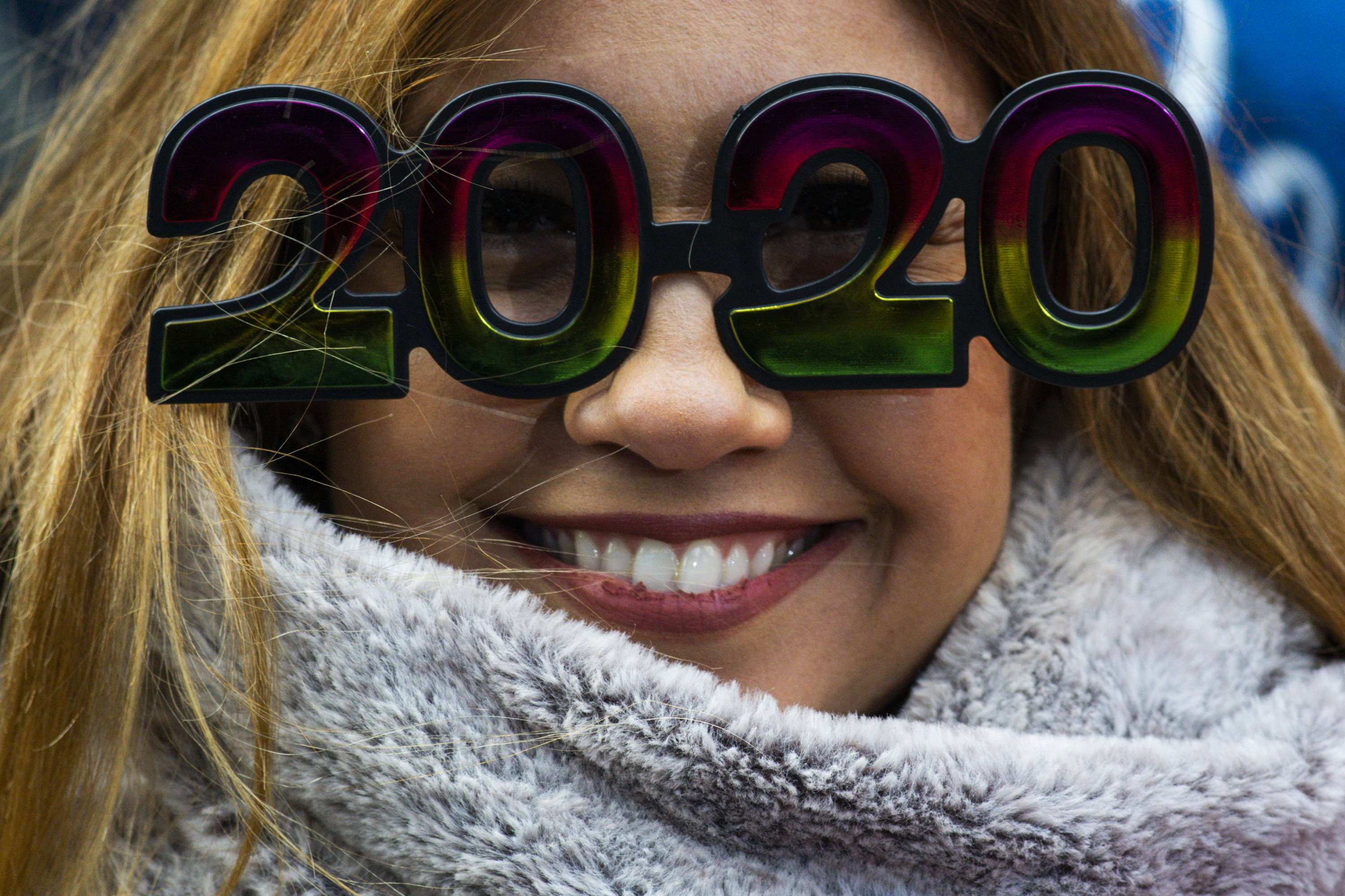 Revelers ringing in 2020 in Times Square