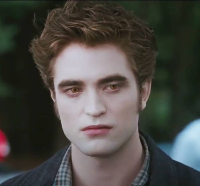 Robert Pattinson as the vampire Edward Cullen in &quot;Twilight&quot;