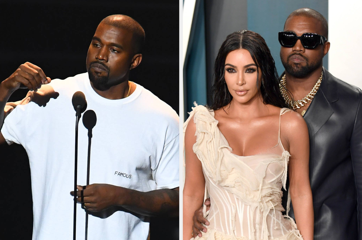 Kanye West Said His Divorce From Kim Kardashian Feels Like Being “Set ...