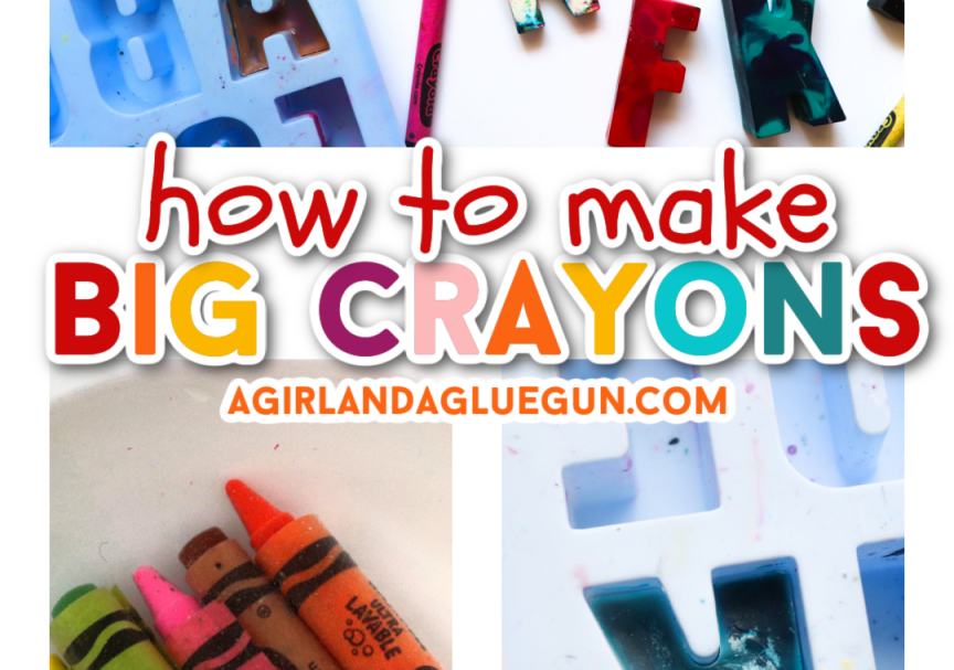 Blogger&#x27;s photo of the melted crayons turned into alphabets