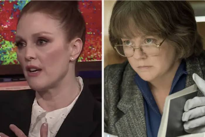 Juliane Moore and Melissa McCarthy playing the part in the released film