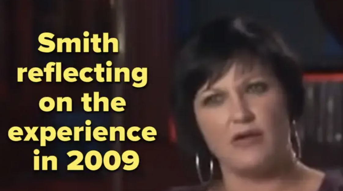 Smith reflecting on the experience in 2009