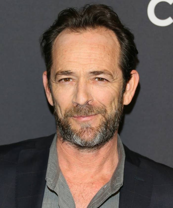 Luke Perry in 2018 at an event