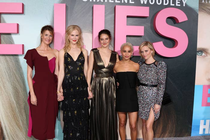 The cast of &quot;Big Little Lies&quot; poses for a photo