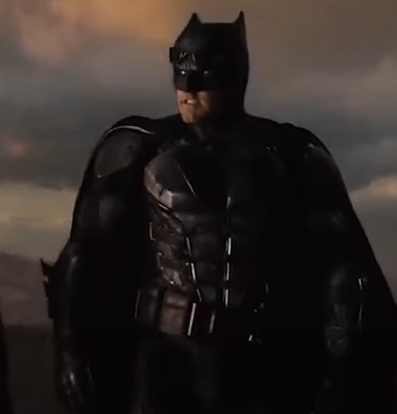 Ben Affleck in his Tactical Batsuit