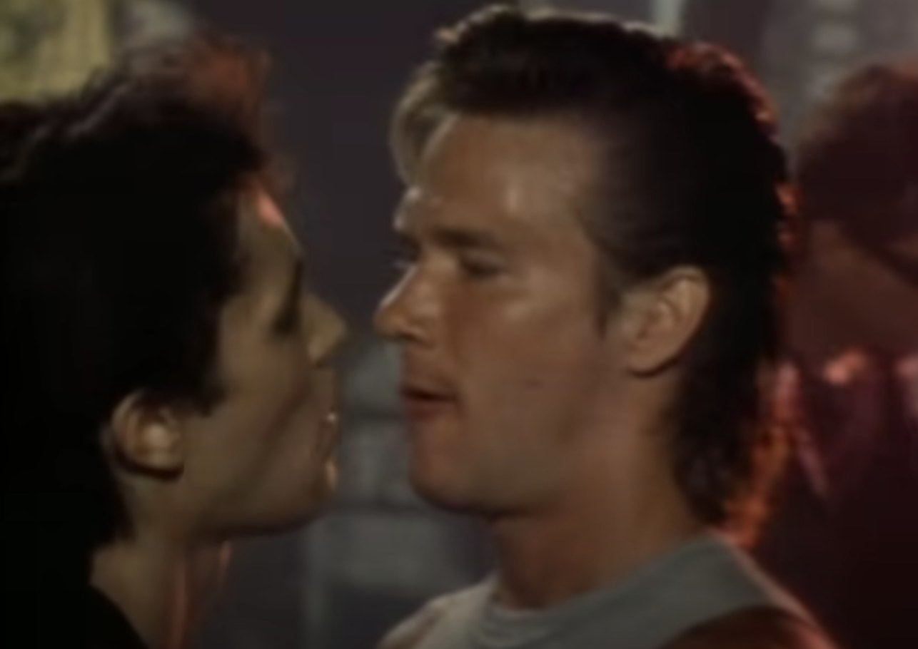 Patrick Swayze appears in the &quot;Rosanna&quot; music video