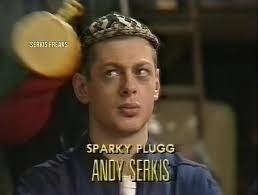 Young Andy Serkis in the title sequence of the show