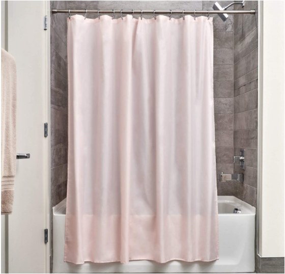 Cortina impermeable de tela para baño