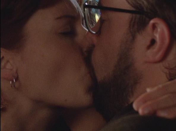 Smith and Caitlin kiss