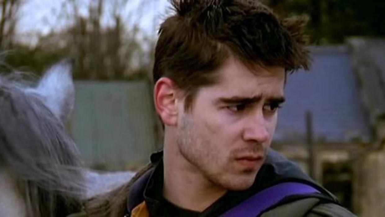Young Colin Farrell in a scene from the show