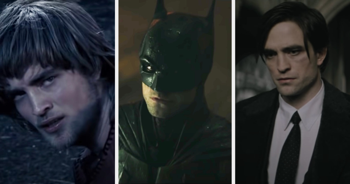 Side-by-sides of Robert as Gisheler and as Batman