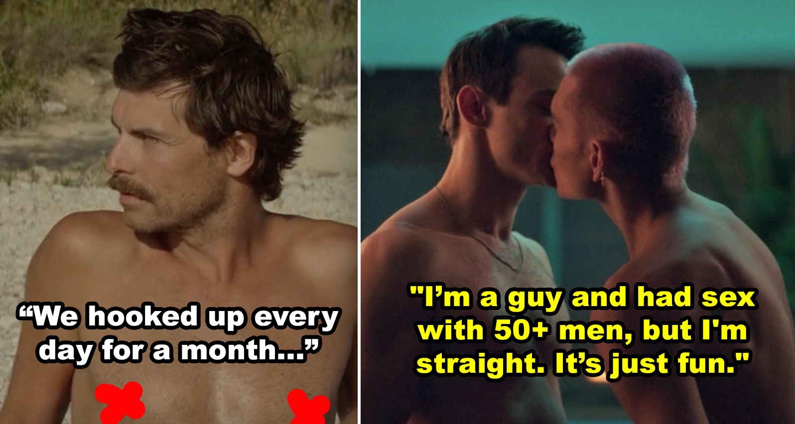 19 Straight Men Sharing Gay Hookup Experiences pic pic