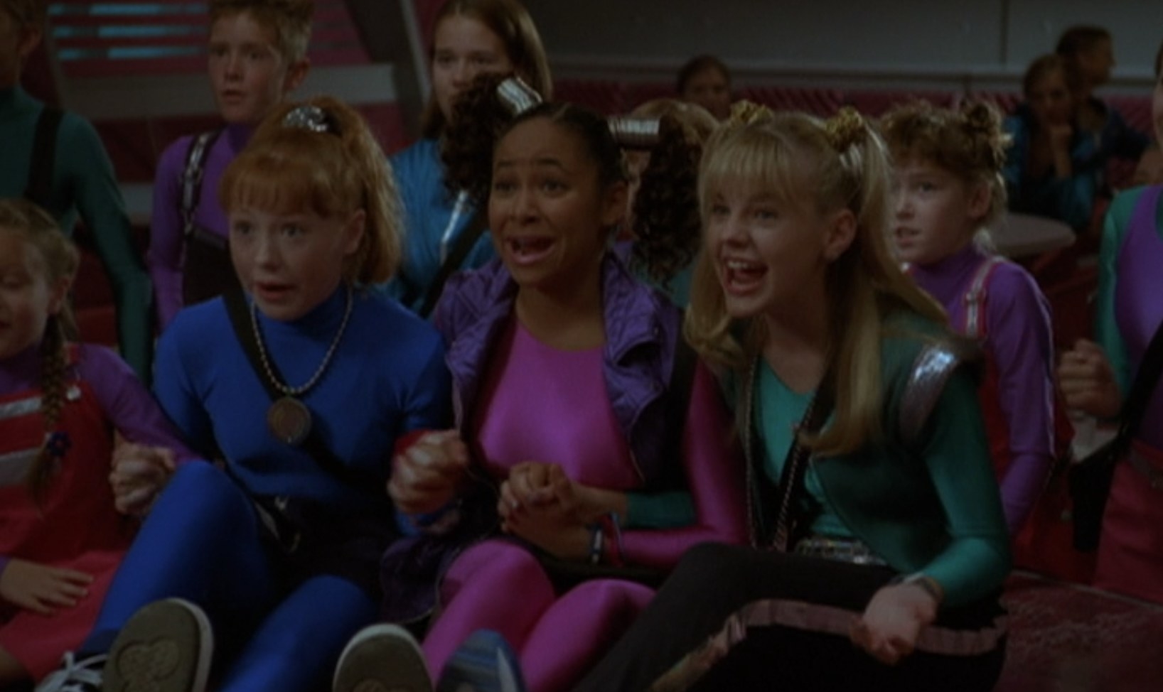 Zenon and her friends exciting over music together in Zenon: Girl of the 21st Century