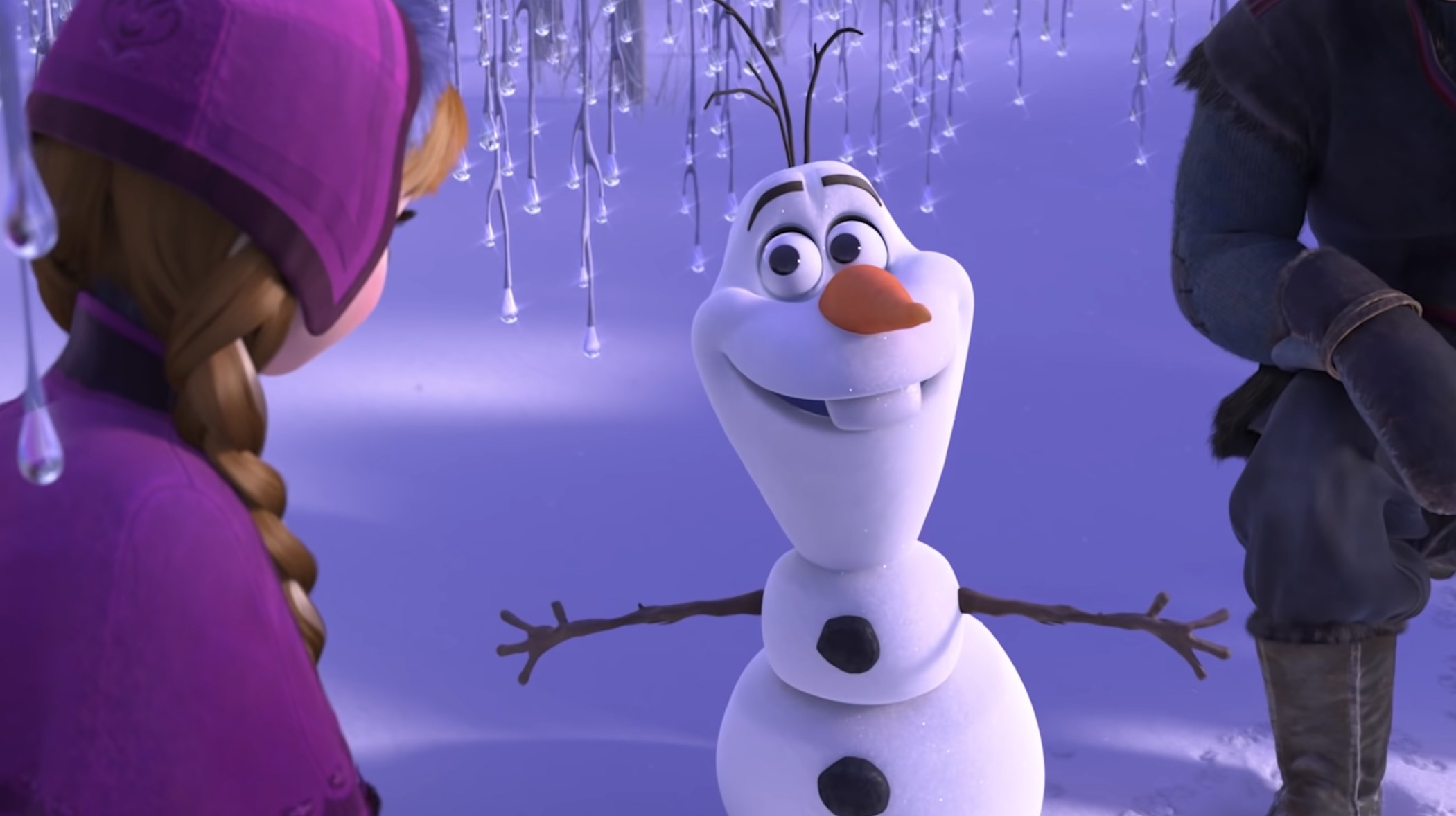 Olaf the snowman in Frozen