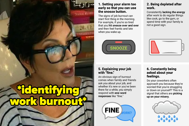 Kris Jenner looking shocked, and signs of work burnout