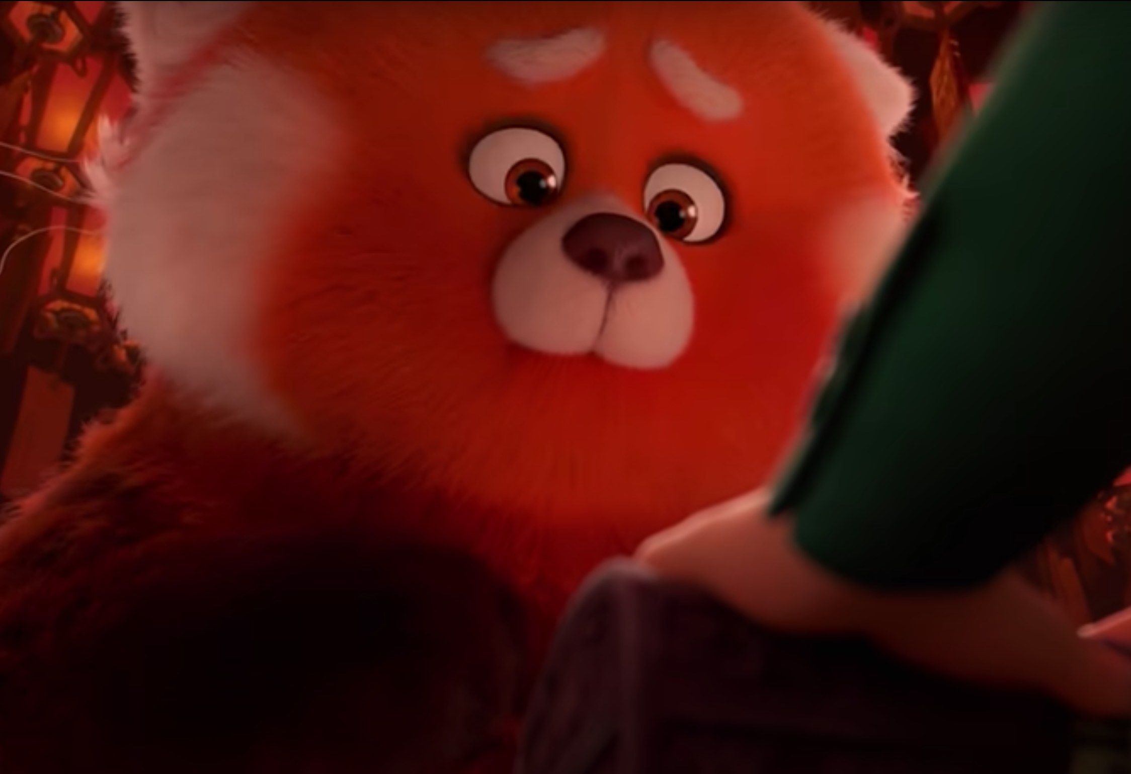 Mei talks to her mother after she&#x27;s turned into a panda in the &quot;Turning Red&quot; trailer