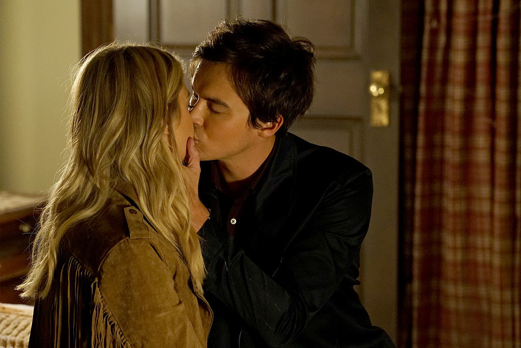 Hanna and Caleb kiss in Season 6