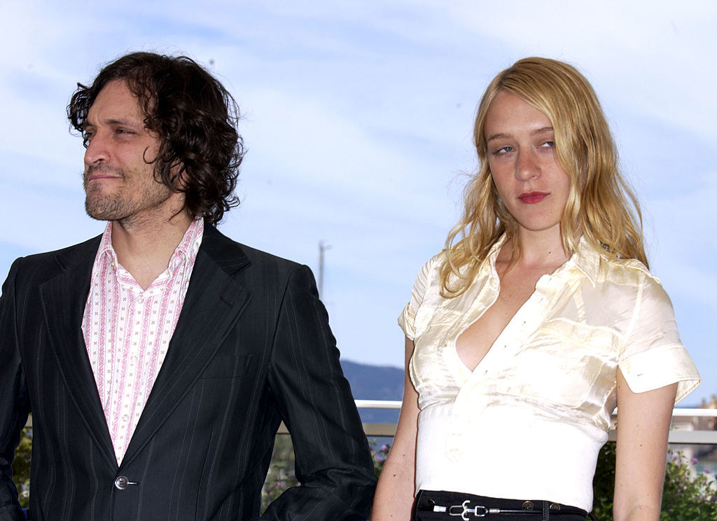 Sevigny and Gallo standing together at the Cannes Film Festival