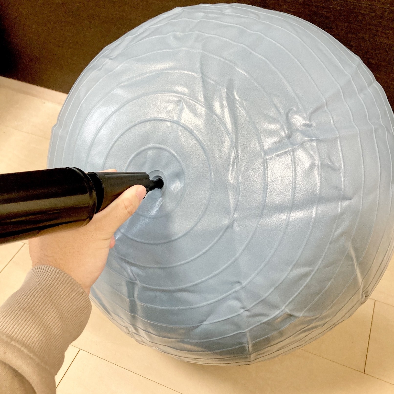 NITORI(ニトリ)のおすすめの便利グッズ「ヨガボールアンチバースト 直径65cm(ブルー)」