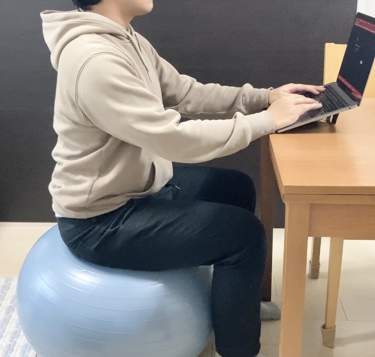 NITORI(ニトリ)のおすすめの便利グッズ「ヨガボールアンチバースト 直径65cm(ブルー)」