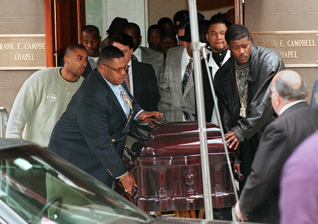 notorious big in his casket