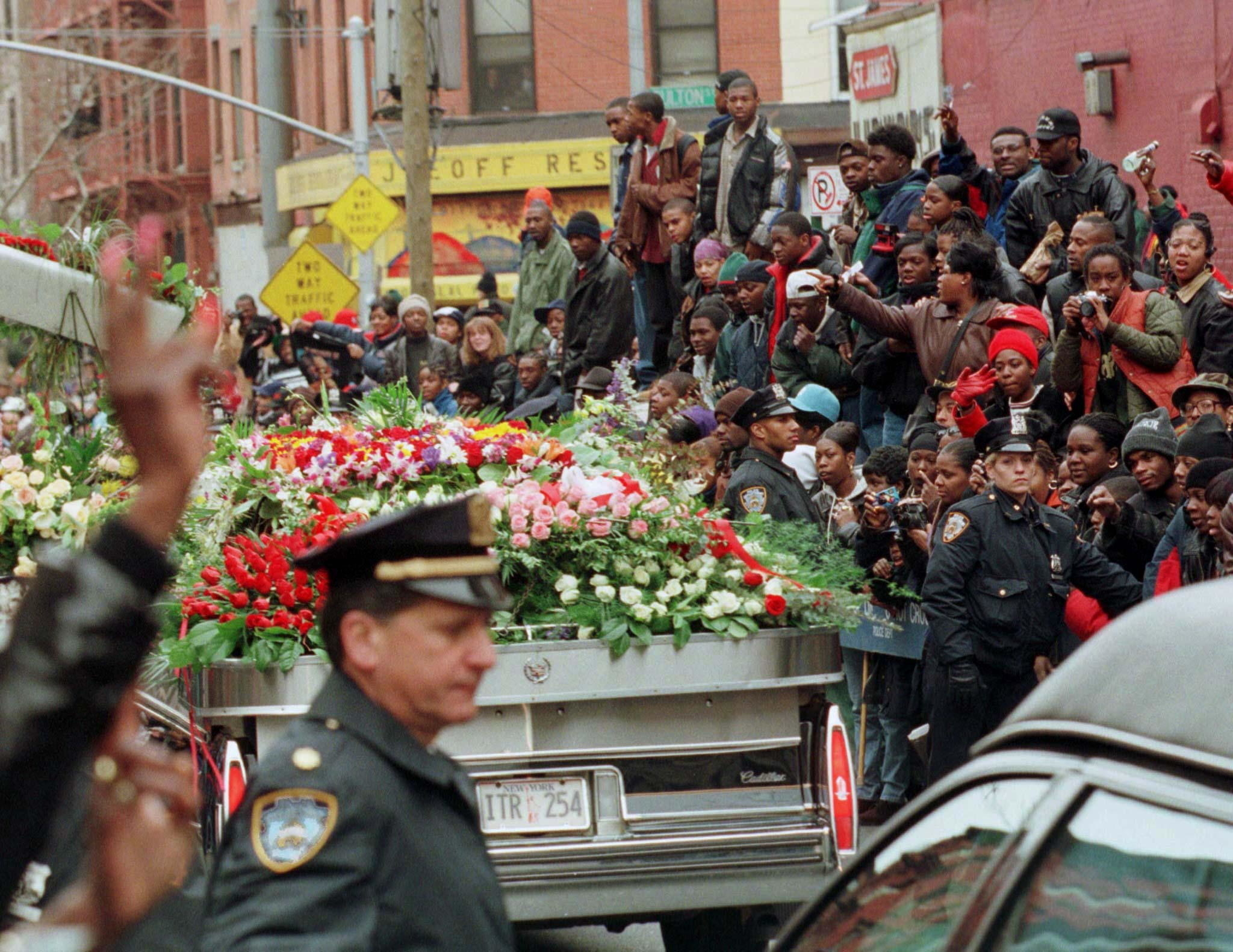 Notorious Big In His Casket