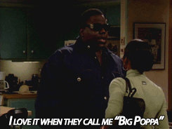 Biggie saying &quot;I love it when they call me &#x27;Big Poppa&#x27;&#x27;