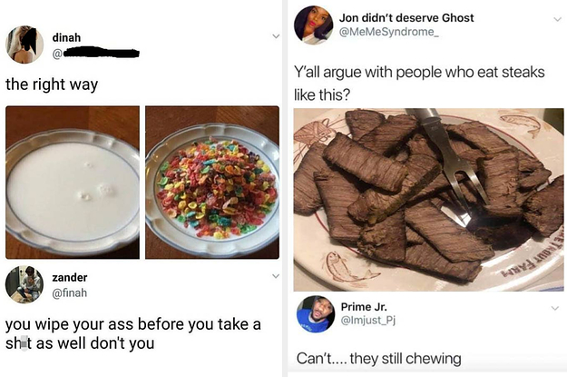 two people getting roasted