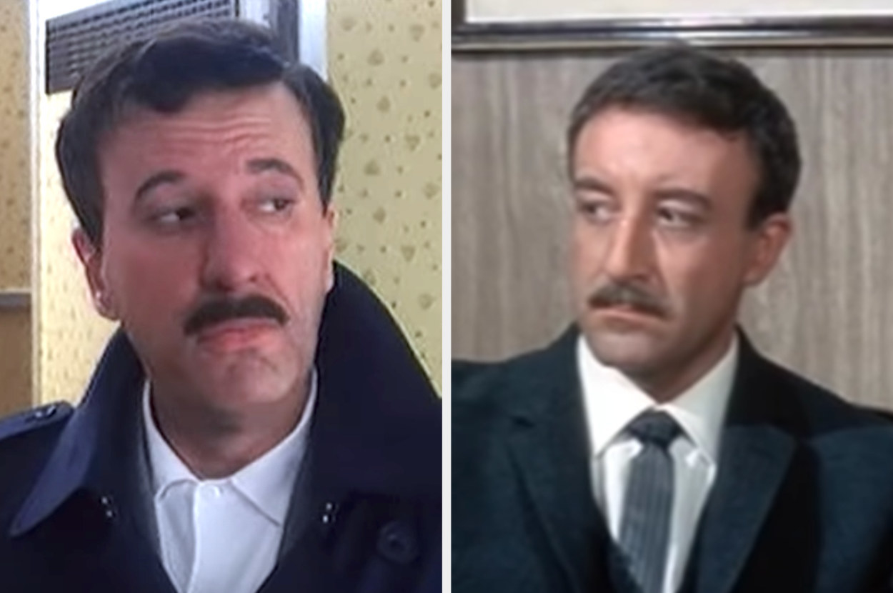 the two with the same mustache and coat