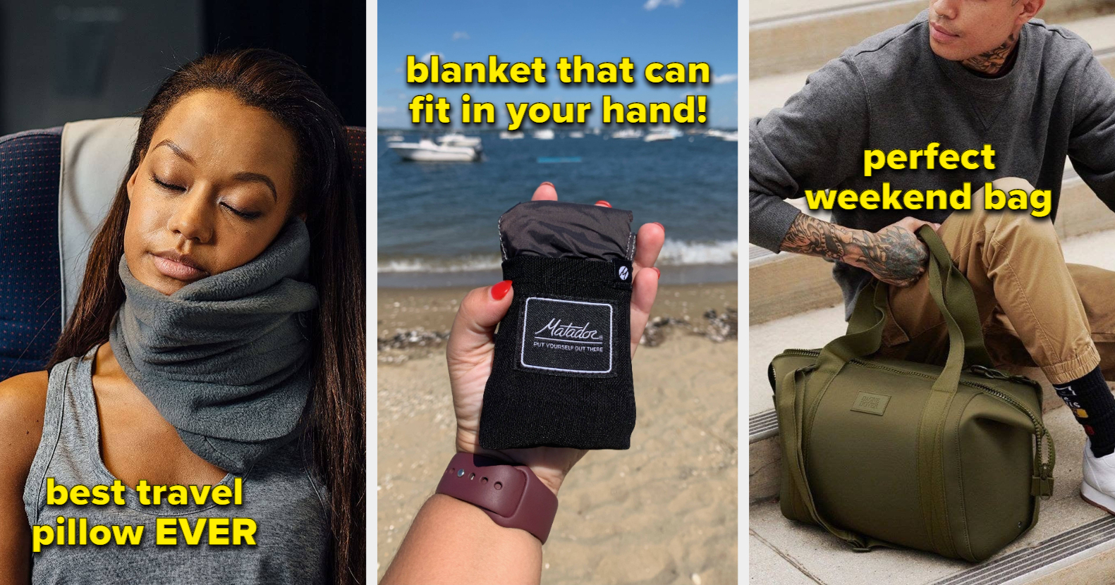 Best travel pillow and hot sale blanket