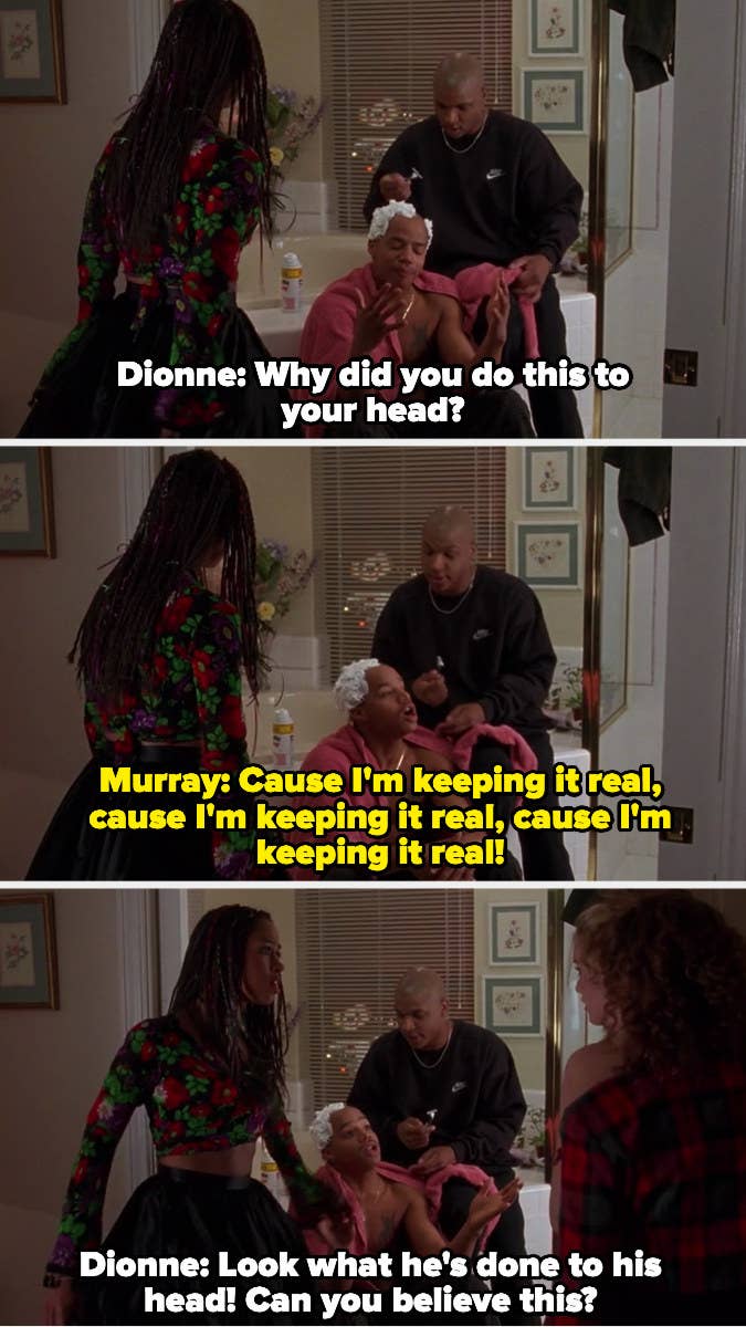 Dionne is infuriated when Murray shaves his head, but Murray retorts that he&#x27;s just keeping it real