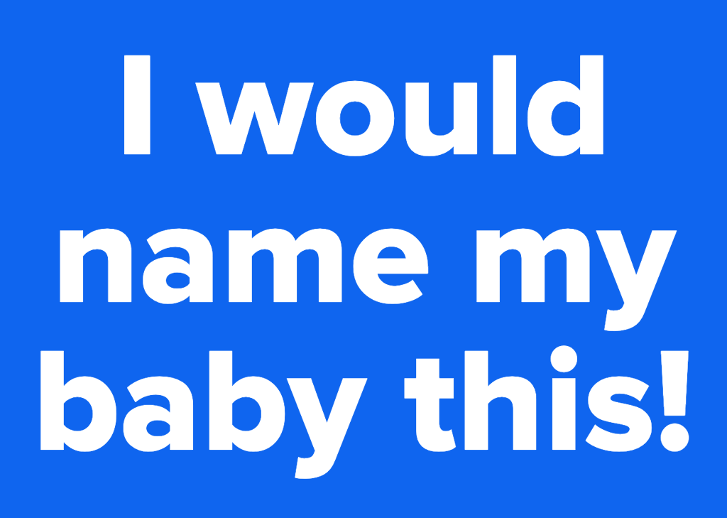Pop Culture Baby Names Poll